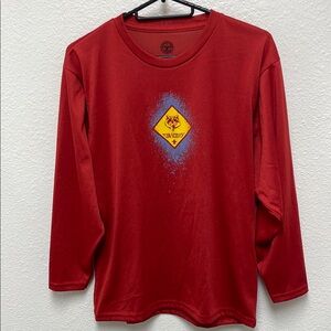 Boy Scouts of America Cub Scouts Youth Large Red Long Sleeve Shirt